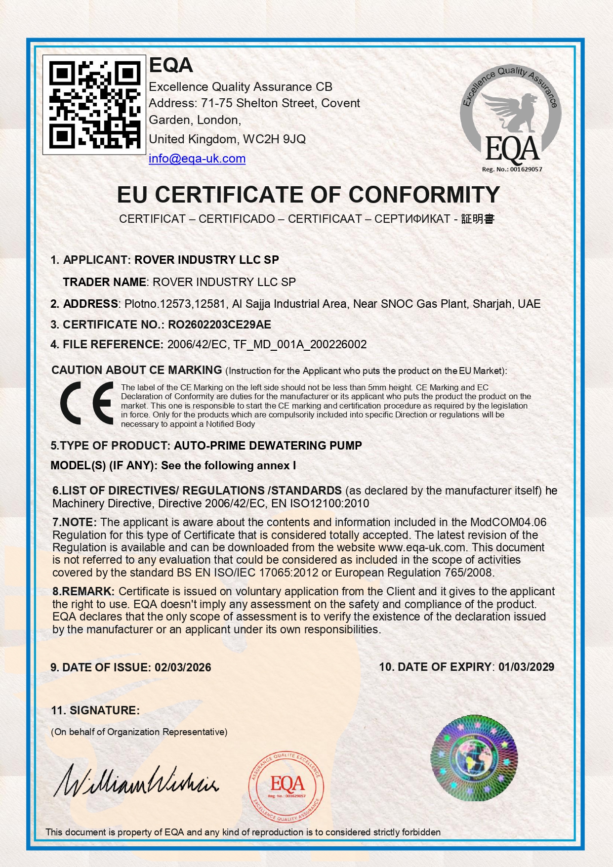 CE ROVER INDUSTRY LLC SP ORIGINALS